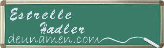 Estrelle Hadler Visitenkarte
